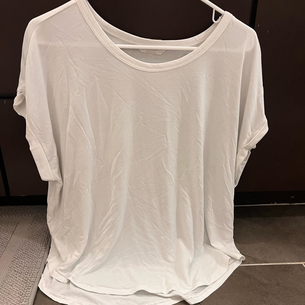 White relaxed fit blouse from lucky brand